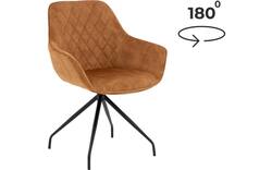 Goossens basic eetkamerstoel ebi geel stof - 8235240-goossens-basic-ebi-eetkamerstoel-stof-geel-01